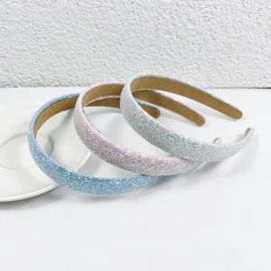 Glitzer -Stirnbänder französische Slippy Barrettes Stirnbänder Modes Mody Farbe Flower Hair Clips Designer romantische Mädchen Haarband Einfache vielseitige neue Kopfbedeckungsfamilie