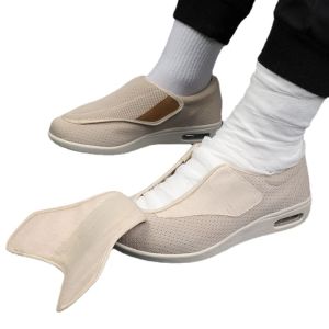 Stövlar Nya 2022 Casual Orthopedics Wide Feet Swollen Shoes Thumb Eversion Justera mjuka bekväma diabetiska skor Walking Shoes