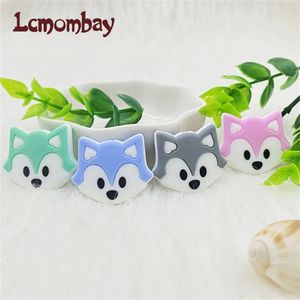 50pclot Mini Silicon Perlen Baby Teether Schnuller Clips Kette Perl Silikon Zahnen Spielzeug Lebensmittel Grad 240415