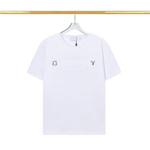 Саммер парижских футболок дизайнера футболки Tee Luxury Flocking Letter