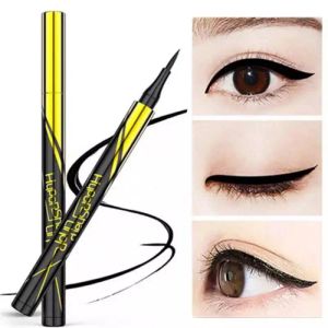 Eyeliner 1pc Pequeno caneta dourada delineador rápido Eyeliner com delineador longleting de olhos pretos/marrom olhais de maquiagem líquida maquiagem lápis