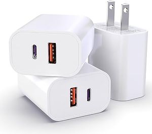 20W Fast Charging Adapter för iPhone 15 Pro Max 14 13 12 11 Samsung Galaxy Moto PD+QC Power Wall Charger Plug USB C Charger Block