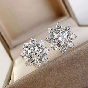 HBP Earrings Women's 925 Silver Plated 18K Gold 1 Carat Imitation Diamond High Carbon Diamond4869917