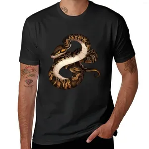 Herrtankstoppar mysiga boll python t-shirt för en pojke snabbtorkande bomull