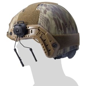 Tactical Fast Rail Mounts Headset Rail adaptador Headset Setent Stoping Shooting Helmet Suspension Suspension Suspenso Capacete Acessórios