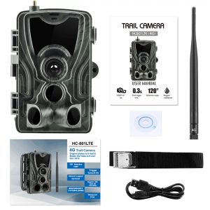 Telecamere 1080p 4K HD Scream Hunting Trail Trailing Camera Night Vision Night Vision Telecamere per le trappole fotografiche video