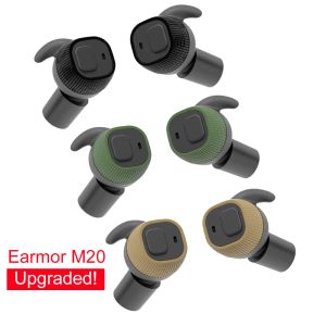 Accessoires Ohrmor M20 MOD3 Elektronische Ohrstöpsel Headset Anti -Rauschohr -Ohrstöpsel -Lärm zur Jagd Silikon -Ohrschernungen NRR22DB