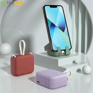 Bolsas Bolsa de Echome Power Back clipe Bateria Bolsa Bolsa Mobile Power Bank Portátil iPhone Battery Case para Samsung Huawei Charging Bank