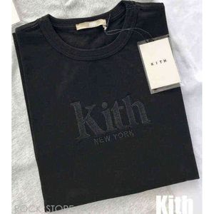 2024 Ny t -shirt Kith T -shirt broderi Kith Tshirt överdimensionerade män Kvinnor Högkvalitativa Summer Tops Tees Kite 226