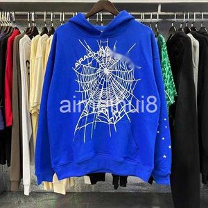 Erkekler Tasarımcı Örümcek Kapşonlu Sweater Sweatshirts Hoodie Young Thug 555555 Melek Külot Pembe Kırmızı Kapşonlu Pantolon Yüksek Kaliteli Ağır Kumaş Külot Sweatshirts 4ean