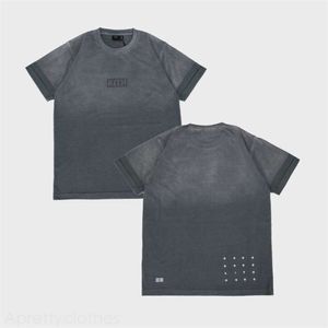 Kith T Shirt Logo T-shirts Planowane krótko-rękawowe koszulki dla latawców i kobiety lato letnie bawełniane pot w pochłanianie krótkie rękawy Kith 712