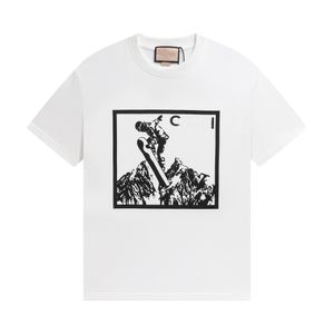 Summer Paris Mens camisetas designer tee letra de luxo de luxo tshirt camise