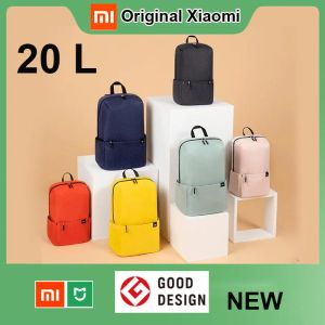 バッグオリジナルXiaomi 20Lバックパック防水カラフルなスポーツチェストバッグユニセックス男性女性旅行キャンプ小さなバックパックストレージバッグ