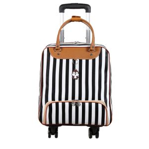 Shapers Raded Bag für Reisen Frauen reisen mit Rädern Trolley -Taschen Oxford große Kapazität Travel Rolling Lage Fashion Koffer Tasche