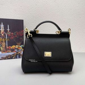 Versão alta feminino bolsa de grife bolsa de bolsa de noite de couro de luxo dgs sicília bolsas de moda bolsa de ombro de ombro da carteira 10 cores