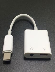 2 Arada 1 Çift C Tip C JACK kulaklık adaptörü Samsung S20 NOT 20 HUAWEI P40 USB-C ila 3.5mm Aux O kulaklık ayırıcı şarj dönüştürücü1635605