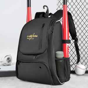 Ryggsäckar basebollträning ryggsäck stor kapacitet sportutrustning ryggsäck med skor fack vattentätt för ungdomspojkflicka vuxen