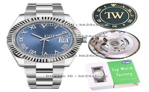 13 Stili Orologi di lusso TW 41mm 904L Acciaio inossidabile Cal3235 Orologio da uomo automatico 12633340025 quadrante blu in cristallo zaffiro ss brac6286666