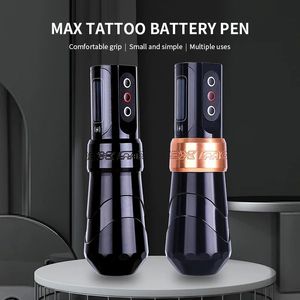 Professioneller drahtloser Tattoo Machine Pen Batterie Kabelgebundener Gebrauchsmotor mit permanenter Maskenbildner 240418