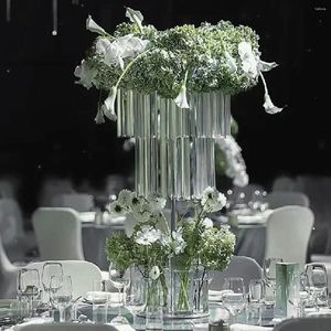 Party Decoration 10pcs 50cm /100cm Tall)wedding Decor Table Centerpiece Acrylic Flower Stand For Event Arrangement 544