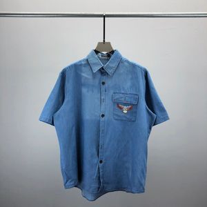 Herrjackor män märke denim jacka streetwear punk motorcykel rippade tryck cowboy rockar högkvalitativa hål lösa manliga jeans outwear m-3xl #533