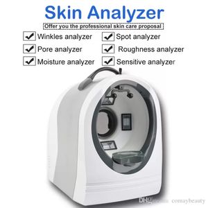Skin Diagnosis Au Pro Fluorescent Bulbs Magnifying Beauty Facial Analyzer Moisture Test Pen Care Device For Spa Salon Or Home Use