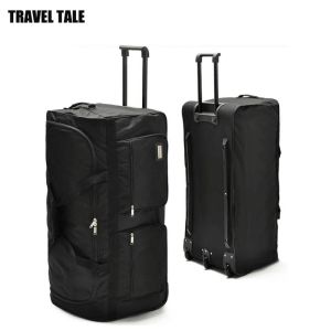 Bags Tale Travel Tale de 32/40 polegadas à prova d'água Big Capacidade de viagem Bolsa de bagagem Large Holdall