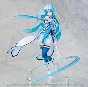 Anime Sword Art Online Asuna Yuuki Water Spirit Kirito Asuna Figure Pvc Action Figure Figurka Zabawna gra Statua Kolekcja Kolekcja Model lalki Q8339237