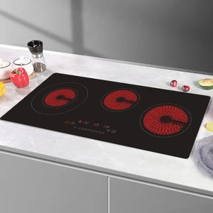 Customized Kitchen Hot Plate Induction Hob Built in 5400W 3 Burner Ceramic Stove Electric Infrared Cooker