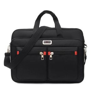 Briefcases Men's Oxford Cloth Laptop Bag Briefcase Office Lighten Stylish Crossbody Shoulder Travel Cell Phone Computer Zip Pouch Supplies