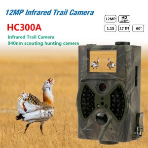 Kameror Hunting Trail Camera HC300A 16MP Night Vision 1080p Video Wireless Wildlife Cameras Cams for Hunter Photos Trap Surveillance