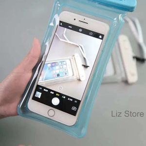 Teli impermeabili mobili da 6 pollici per sacchetto impermeabile mobile Borsa per nuoto in PVC Custodia per cellulare PVC per la spiaggia di surf subacquee Usa th1107