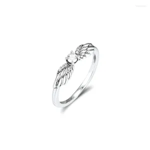 Кластерные кольца CKK Ring Angel Wing для женщин мужчины Anillos Mujer Sterling Silver Bague Plata 925