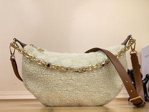 2024 Brand designer bag 10A top mirror underarm bag crossbody bag high-quality womens waist bag authentic cowhide handbag wallet soft wool leather design