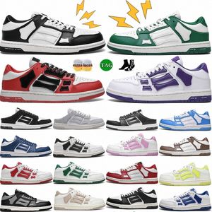 Sneakers Buty designerskie skel top niski czarny biały fioletowy jeansowy łupek niebieski vintage brązowy brązowy brązowy czerwony chenille fluorescencyjny żółty damski damski męski##