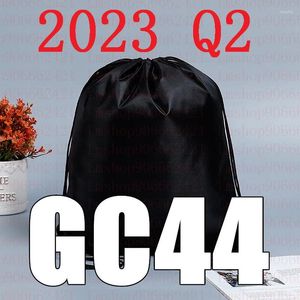 Kopplingspåsar senaste 2024 Q2 GC 44 DrawString Bag GC44 Belt Waterproof Ryggsäckskor Kläder Yoga Running Fitness Travel