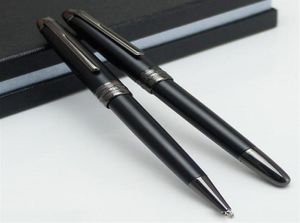 Yamalang lüks yüksek kaliteli 163 marka tükenmiş kalemler Meister Mat Siyah Rollerball Pen Metal Okul Ofisi Nunber XY2237K5537305