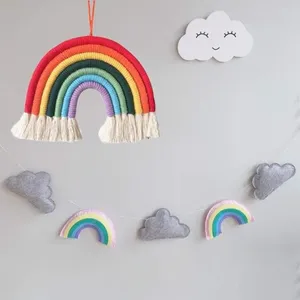 Декоративные фигурки Macrame Rainbow 7 Colors Decor для спальни детская детская комната