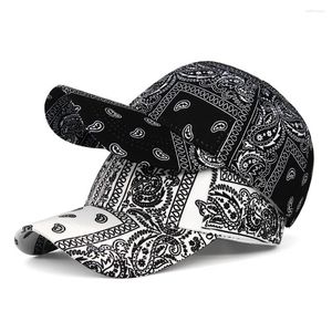 Ball Caps Retro Paisley Stampa da baseball Donne da uomo Summer Outdoor Sun Shade Sun Cappelli anti-Sun-Sun Snapback Fashion Travel Beache