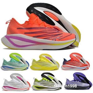 Fuelcell Men Woman Running Sneaker SC Elite V3 Vitória Branca Azul Nova York Maratona Bright Mint Pixel Green Purple 2024 Tamanho do treinador 5.5 - 12