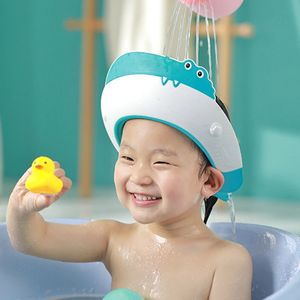 30 stil sevimli bebek şampuan kapağı banyo şapka ayarlanabilir çocuklar duş koruyun göz su geçirmez koruma koruyucusu saç yıkama kalkanı bebek için 240407