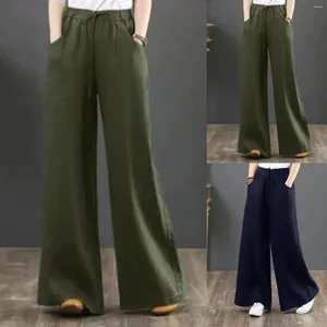 Women's Pants Spring Summer Harem Pant Bloomer Women Casual Loose Trouser Cotton Calf-Length Large Size Wide Leg