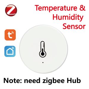 Kontrola Tuya Zigbee Temperatura i czujnik wilgotności Współpraca z Alexa Google Home Smart Home Smart Life/Tuya Smart App Control