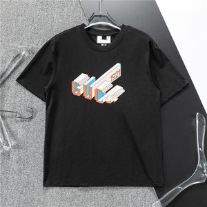 Spring Summer 2024 Collection Designer COTTON JERSEY PRINTED T-SHIRT Black White