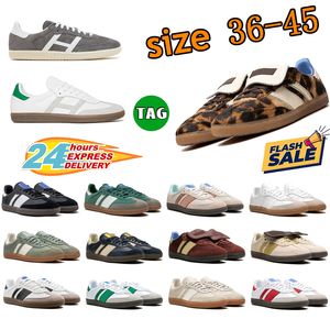 Scarpe casual di moda designer leopardo wales bonner sneaker vintage non slip scroodo di resistenza in pelle esterna con scatola