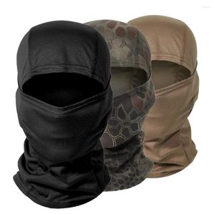 Hełmy motocyklowe Wojskowy taktyczny BALACLAVA WITRPOOF Full Face Mask Outdoor Cycling Hunting Turing Army Head Scarf Scalf