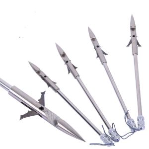 Accessories 6/12pcs 163mm Fishing Slingshot Arrows Powerful Deepwater Fish Darts Hunting Slingshot Head Adult Shooting Crossbow Arrow