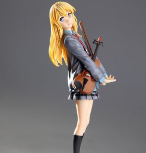 Akcja Figuruje twoje kłamstwo w kwietniu Kaori Miyazono Cartoon Doll Pvc 20cm bokspakted japońskie figurka światowa anime LJ2009282639236