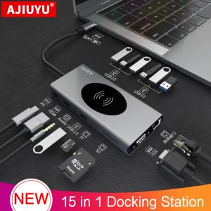 Hubs USB C HUB - 4K HDMI RJ45 SD/TF USB3.0 Samsung Galaxy Tab S8 Ultra S8+ S7 Plus A8 S7 FE Dock Soper