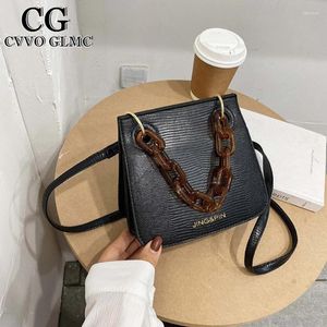 Bolsas de ombro CVVO GLMC Pão de couro de bolsa pequena e bolsa feminina cor de cor sólida Mensageiro Crossbody fêmea fêmea feminina